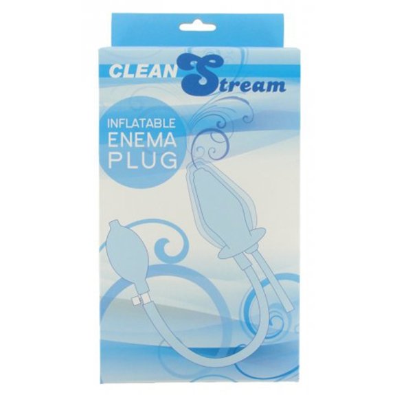 CleanStream Opblaasbare anaalplug met klysma