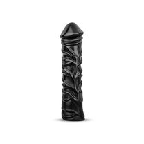 All Black Realistische XXL Dildo - 33 cm