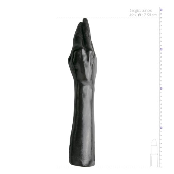 All Black Fisting Dildo - 39 cm