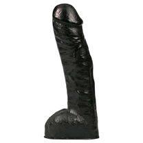 All Black Realistische Dildo 29 cm - Zwart