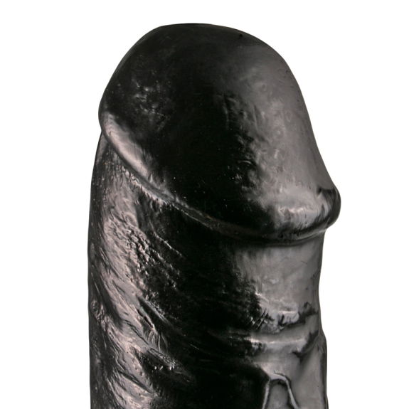 All Black Realistische Dildo 29 cm - Zwart