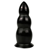 All Black Dildo 23 cm - Zwart