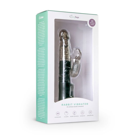 Easytoys Vibe Collection Bunny Vibrator - Zwart