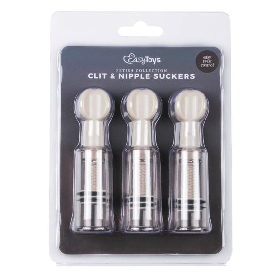 Easytoys Fetish Collection Tepel En Clitoris Zuigers 3 S