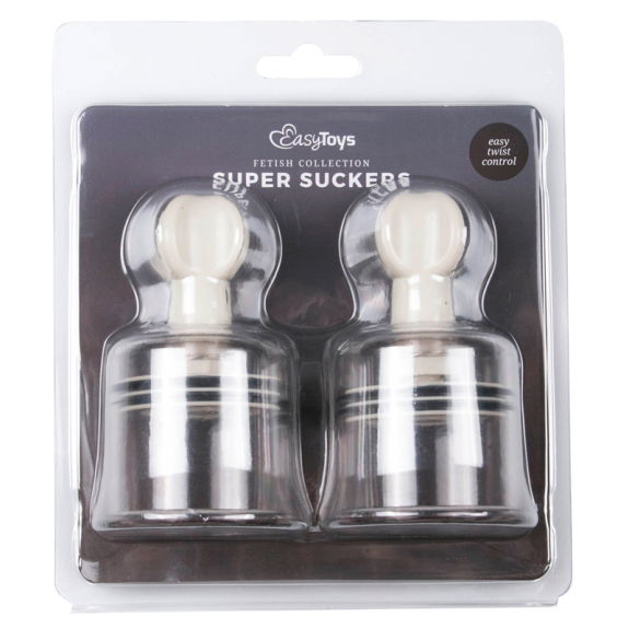 Easytoys Fetish Collection Tepelzuigers 2 Stuks - Groot