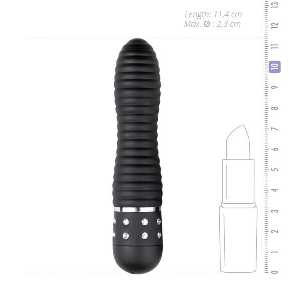 Easytoys Mini Vibrator Geribbeld