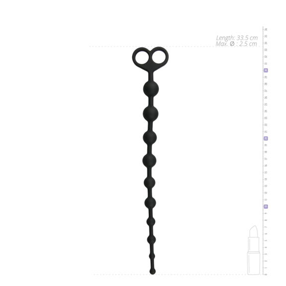 Easytoys Anal Collection Anaal kralen - lang, zwart