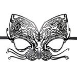 Easytoys Opengewerkt Venetiaans Masker - Zwart Easytoys Opengewerkt Venetiaans Masker - Zwart