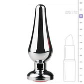 Easytoys Anal Collection Zilverkleurige metalen buttplug