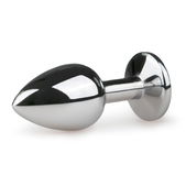 Easytoys Anal Collection Metalen buttplug met transparan