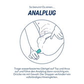 Easytoys Anal Collection Metalen buttplug met transparan