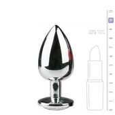 Easytoys Anal Collection Zilverkleurige metalen buttplug