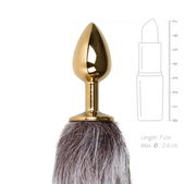 Easytoys Fetish Collection Kleine goudkleurige buttplug 