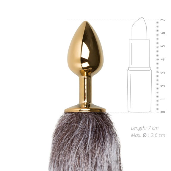 Easytoys Fetish Collection Kleine goudkleurige buttplug 