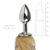 Easytoys Fetish Collection Kleine zilverkleurige buttplu