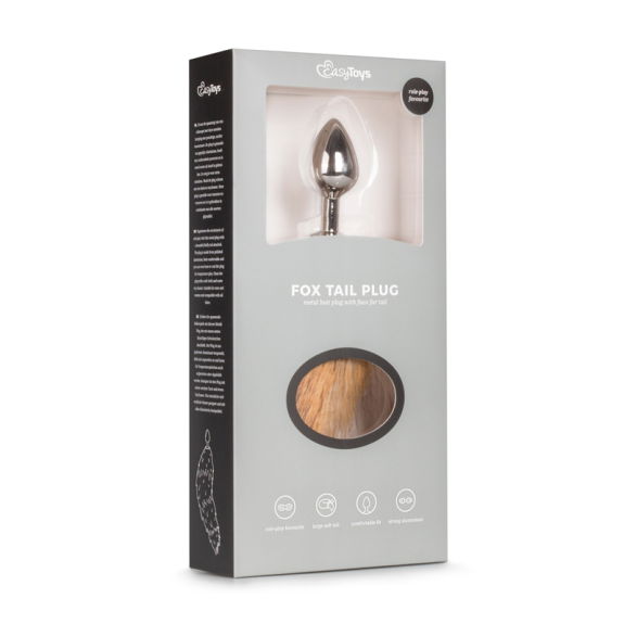 Easytoys Fetish Collection Medium zilverkleurige buttplu