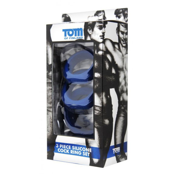 Tom of Finland Cockring Set - 3 Stuks Tom of Finland Cockring Set - 3 Stuks