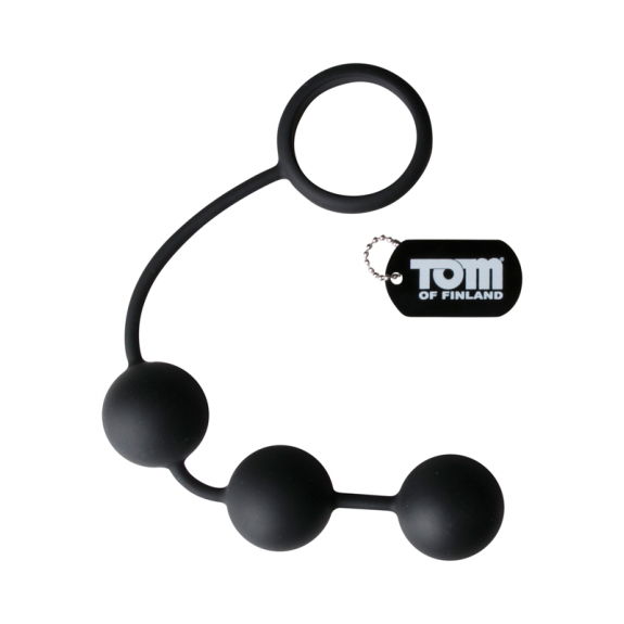 Tom of Finland Tom of Finland Cockring Met Zware Anaalbe Tom of Finland Tom of Finland Cockring Met Zware Anaalbe