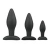 Easytoys Anal Collection Siliconen buttplugsetje - zwart Easytoys Anal Collection Siliconen buttplugsetje - zwart