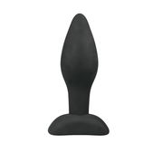 Easytoys Anal Collection Kleine zwarte siliconen buttplu
