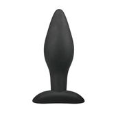 Easytoys Anal Collection Medium Zwarte Siliconen Buttplu