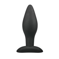 Easytoys Anal Collection Medium Zwarte Siliconen Buttplu