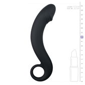 Easytoys Anal Collection Zwarte siliconen prostaat dildo