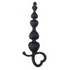 Easytoys Anal Collection Zwarte anaal kralen met hartvor Easytoys Anal Collection Zwarte anaal kralen met hartvor