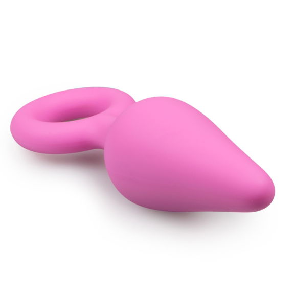 Roze Buttplug Met Trekring