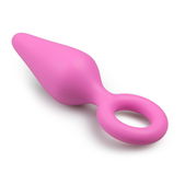 Roze Buttplug Met Trekring