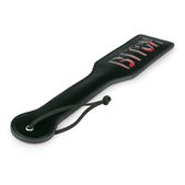 Easytoys Fetish Collection Zwarte Leren Paddle - Bitch