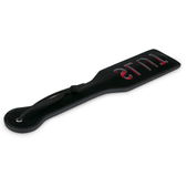 Easytoys Fetish Collection Zwarte leren paddle - Slut