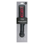 Easytoys Fetish Collection Zwarte Leren Paddle XOXO