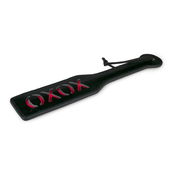 Easytoys Fetish Collection Zwarte Leren Paddle XOXO