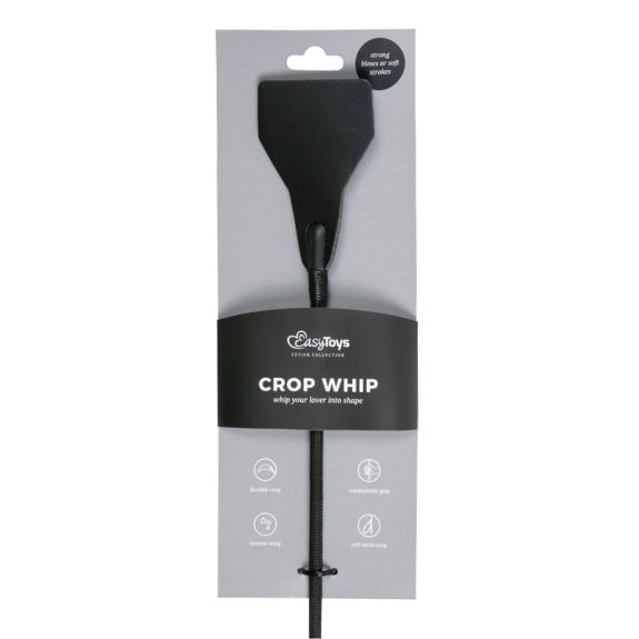 Easytoys Fetish Collection Zwarte leren zweep