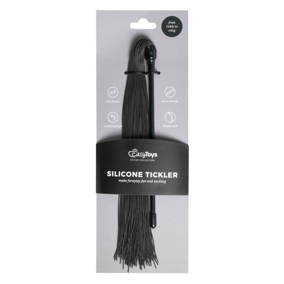 Easytoys Fetish Collection Siliconen kietelaar - zwart