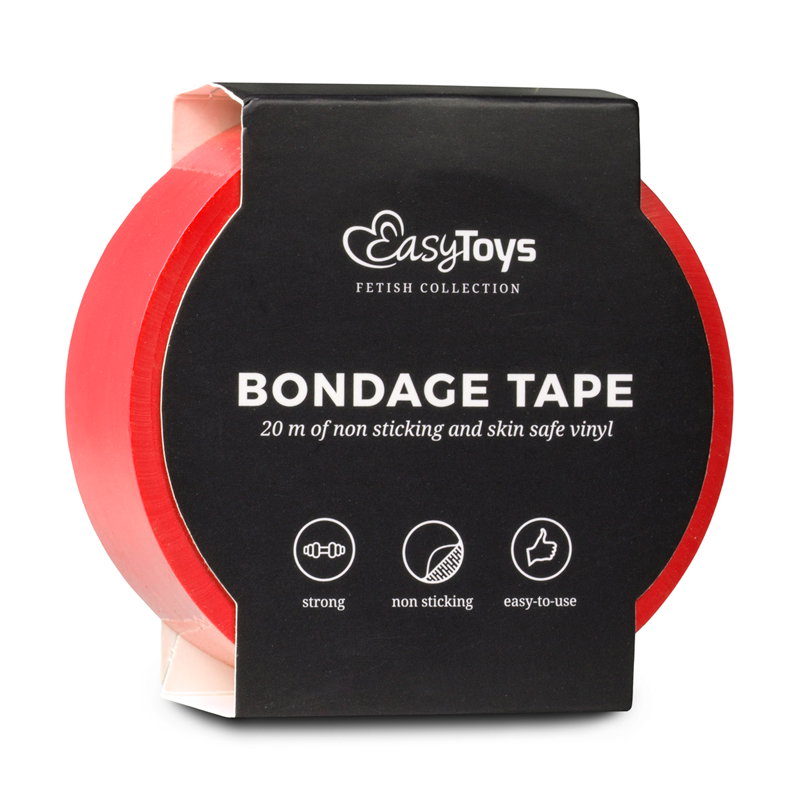 Rode bondagetape - afbeelding 2