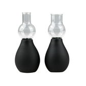 Easytoys Fetish Collection Setje tepelzuigers - zwart