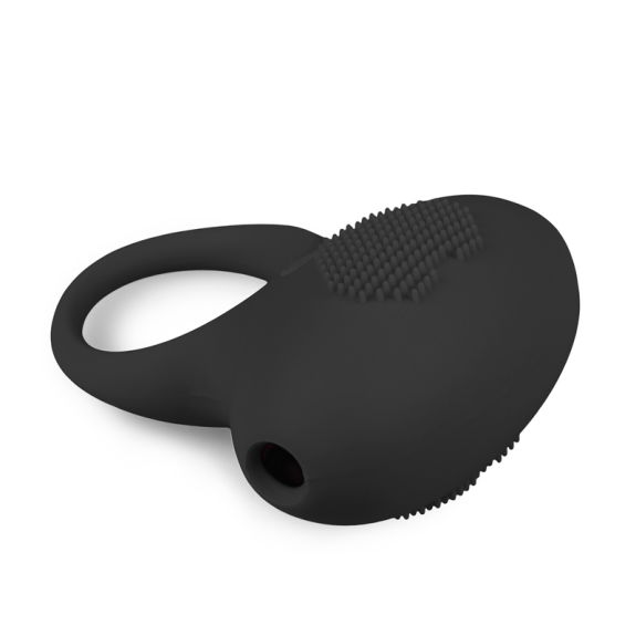 Easytoys Men Only Love Ring Vibrerende Cockring - Zwart