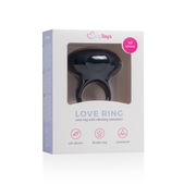 Easytoys Men Only Love Ring Vibrerende Cockring - Zwart