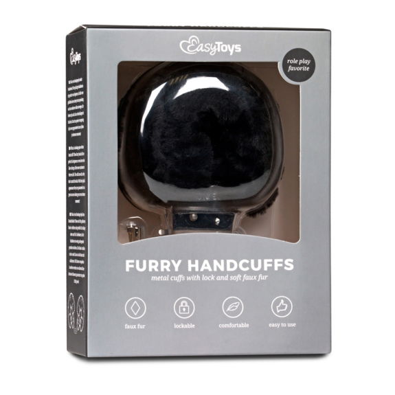 Easytoys Fetish Collection Bonten handboeien - zwart