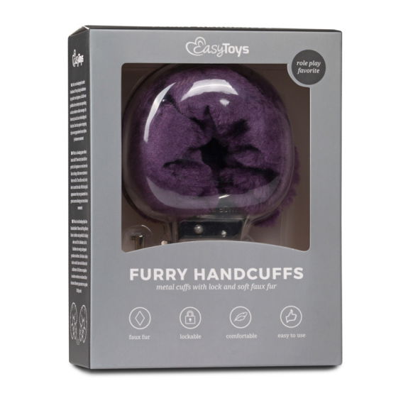 Easytoys Fetish Collection Bonten handboeien - paars