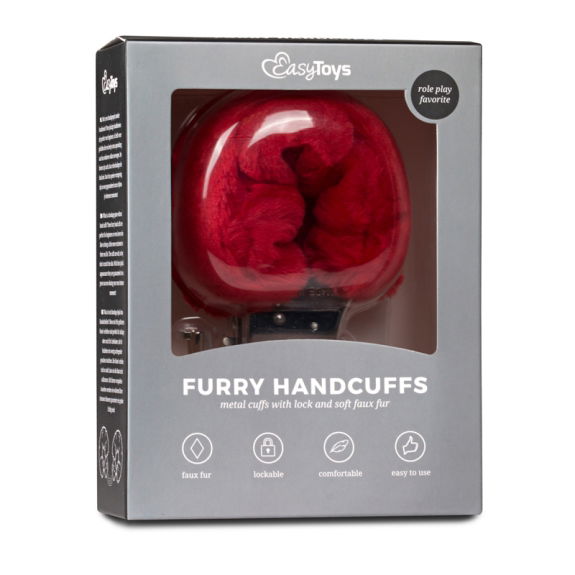 Easytoys Fetish Collection Bonten handboeien - rood