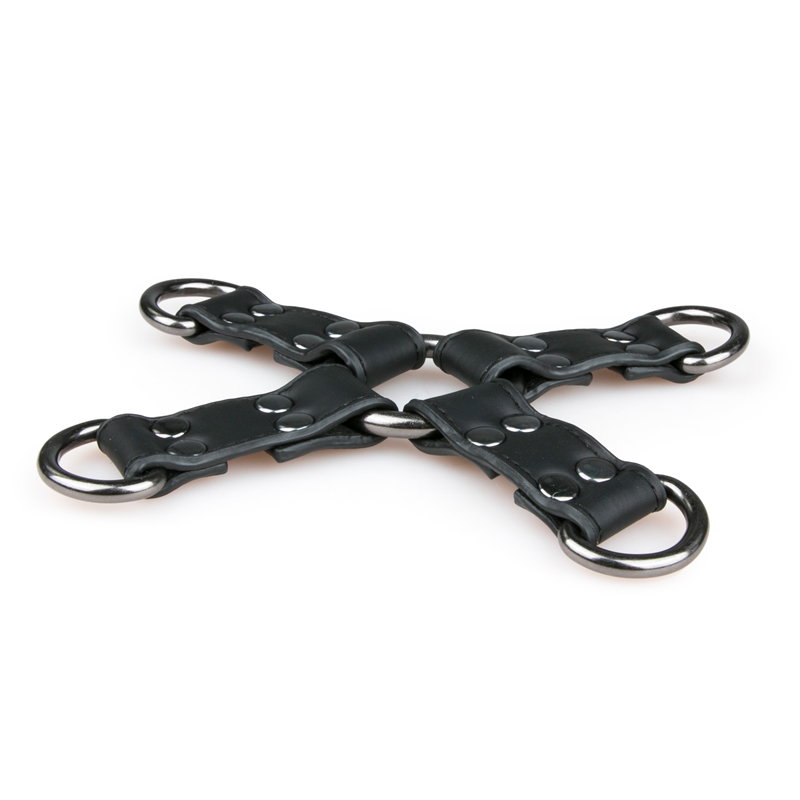 Zwarte Kunstleren Hogtie - afbeelding 5