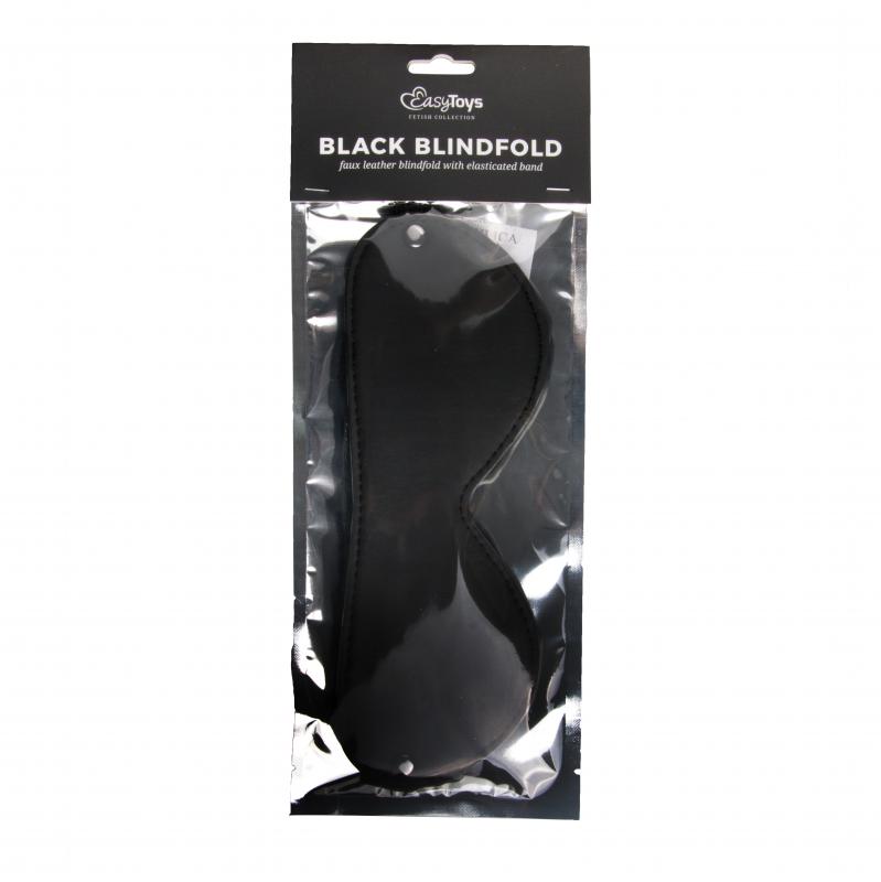 Kunstleren oogmasker - afbeelding 2