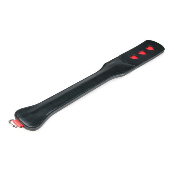 Easytoys Fetish Collection Lange leren paddle met hartje