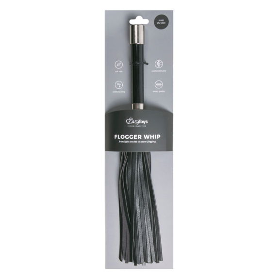 Easytoys Fetish Collection Flogger met metalen handvat