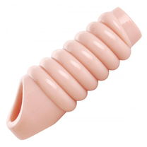 Size Matters Really Ample - geribbelde penis sleeve