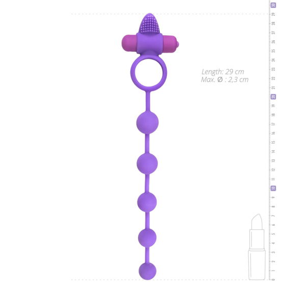 Easytoys Men Only Triple Pleasure Koppelspeeltje - Paars