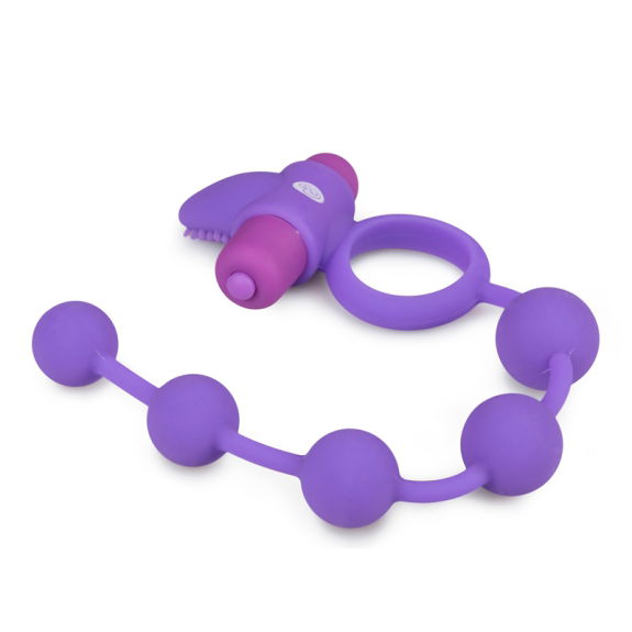 Easytoys Men Only Triple Pleasure Koppelspeeltje - Paars